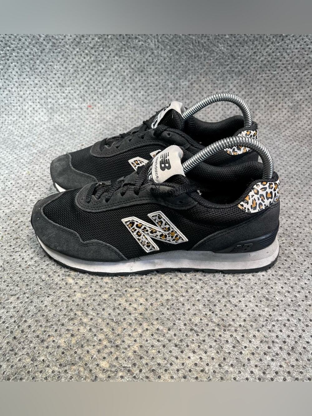 New Balance 515 Black Leopard Shoes Size 6.5 Women’s.